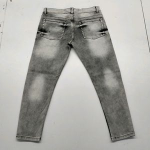 GREY SLIM FIT JEANS FOR MEN