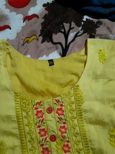 Elegant Yellow Kurta dupatta set