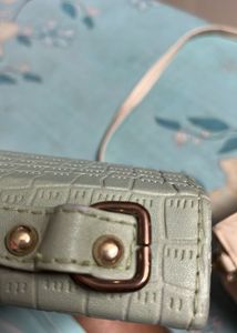 Women Green Sling Bag