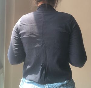 Navy Blue Strechable Blazer