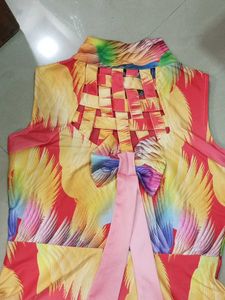 Colorful Print Dress
