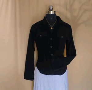 Black Suede Shirt