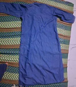Embroidered Denim Tunic