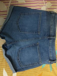 H&amp;M Blue Denim Shorts