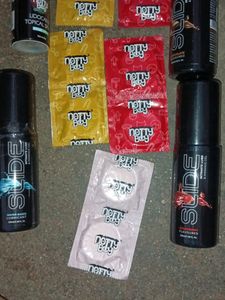 Combo Pack Of 10 Condoms Flavor &amp; Spray &amp;lubricant