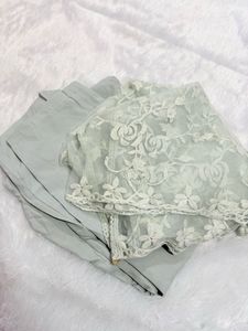 Floral Print with Bell Sleeves Suit