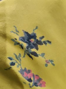 Mustard Yellow Floral Top For Women