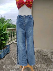 Embellished Flare Jeans