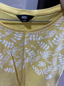Max Yellow Floral T-Shirt