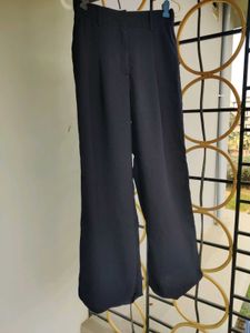 High Waist Korean Trouser Midnight Blue