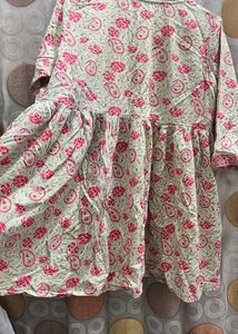 ‘Kala CREATION’ Flower Rose Printed Tunic