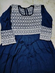 Chikankari Work Kurta Set