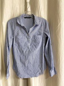 Zara Basic Striped Shirt