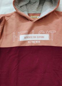 Color Block two tone  Hoodie sweatshirt