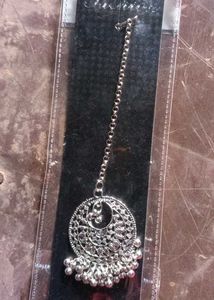 Silver Tone Tikka Headpiece
