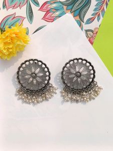 Boho Oxidised Earring 🤍