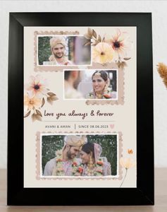 Anniversary Wedding Gift Frame Digital Art