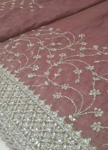 Beautiful Designer Saree With Blouse Piece