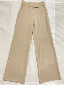 H&amp;M Beige Wide Leg Trousers