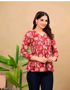 women fashionable short kurti