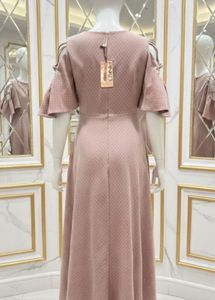 Elegant Pink Midi Dress