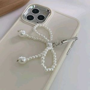 Pearl Bow Phone Charm