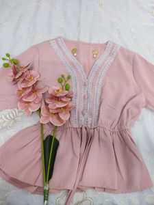 Pastel Pink Crop Top