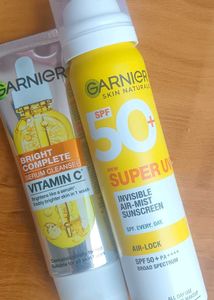 Garnier Sunscreen &amp; Cleanser
