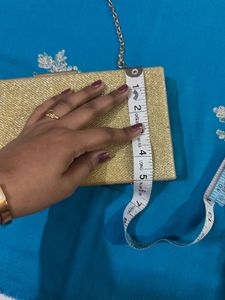 Gold Shimmer Clutch