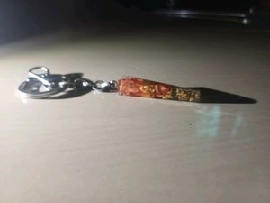 Hand made Floral Resin Keychain