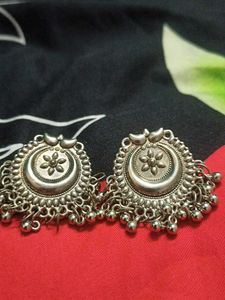 Oxidised Ghunghroo Rajasthani Earrings
