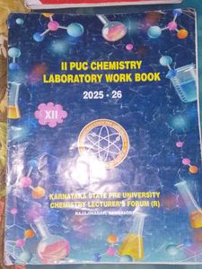 II PUC Chemistry Lab Workbook
