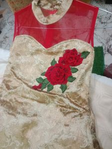 This Is a Geourges Dress For Occasions Like Weddin