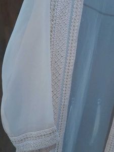 Pink Embroidered Shrug