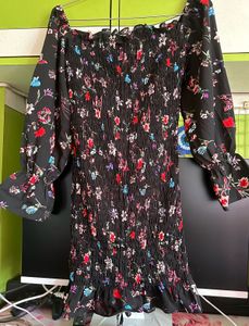 Floral Print Mini Dress