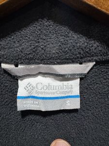 Columbia Unisex Black Long Sleeves Zipup Fleece