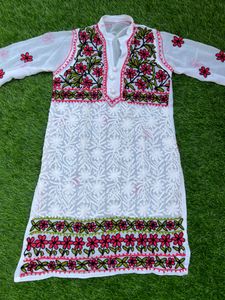 Embroidery work kurta set