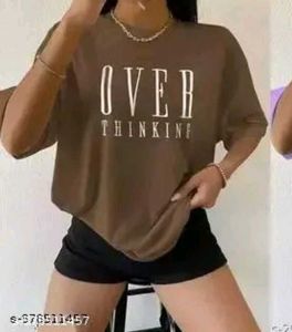 Stylish Brown Graphic Tee