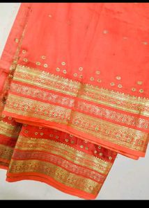 Beautiful Pink Embroided Saree😍