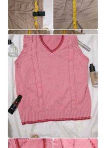 Combo H&M Cargos And Knitted Vest