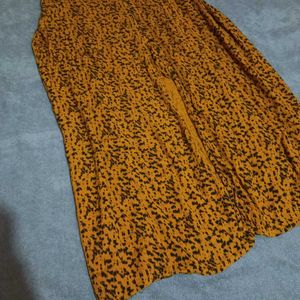 Animal Print Maxi Skirt