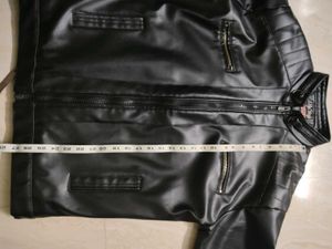 Faux Shearling Lined Black Jacket