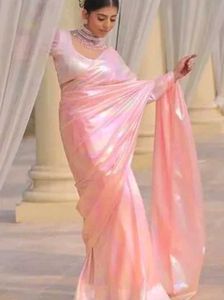 pink latest unicorn saree