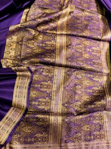100% Pure Mulberry Silk Banarasi Saree