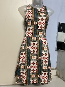 H&amp;M branded Pintrest Patterned Sleeveless Dress