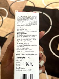 Health Sutra Niacinamide Oil Control Sunscreen