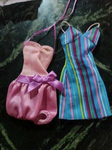 Set Of 6 Mattel Barbie Doll Clothes