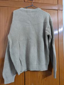 imported Beige Knit Sweater