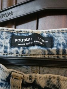 Acid Wash Denim Jeans