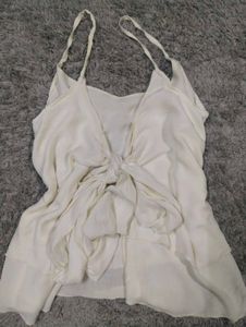 Tie-front Top